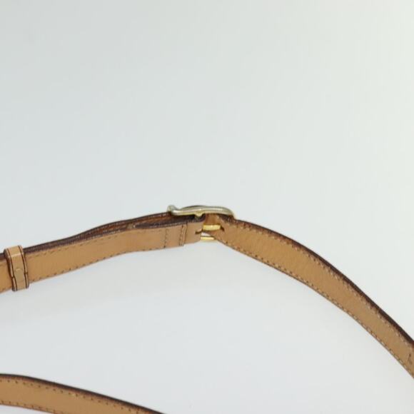 CELINE Macadam Canvas Shoulder Bag Pvc Leather Brown Gold - Picture 8 of 12